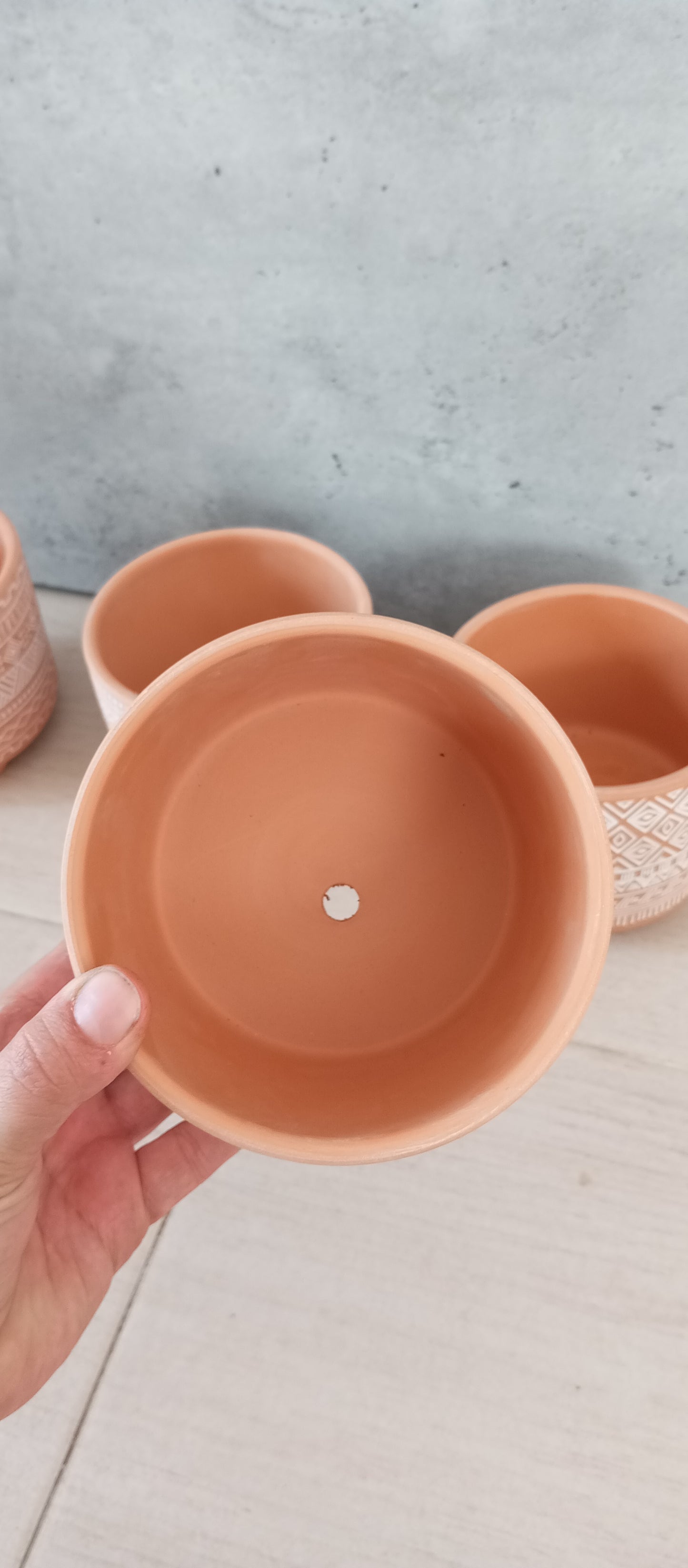 LOTE MACETEROS BARRO