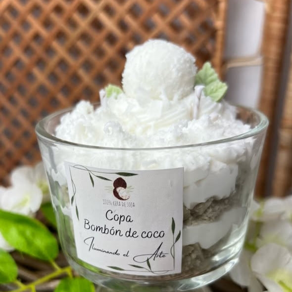 VELA BOMBÓN DE COCO