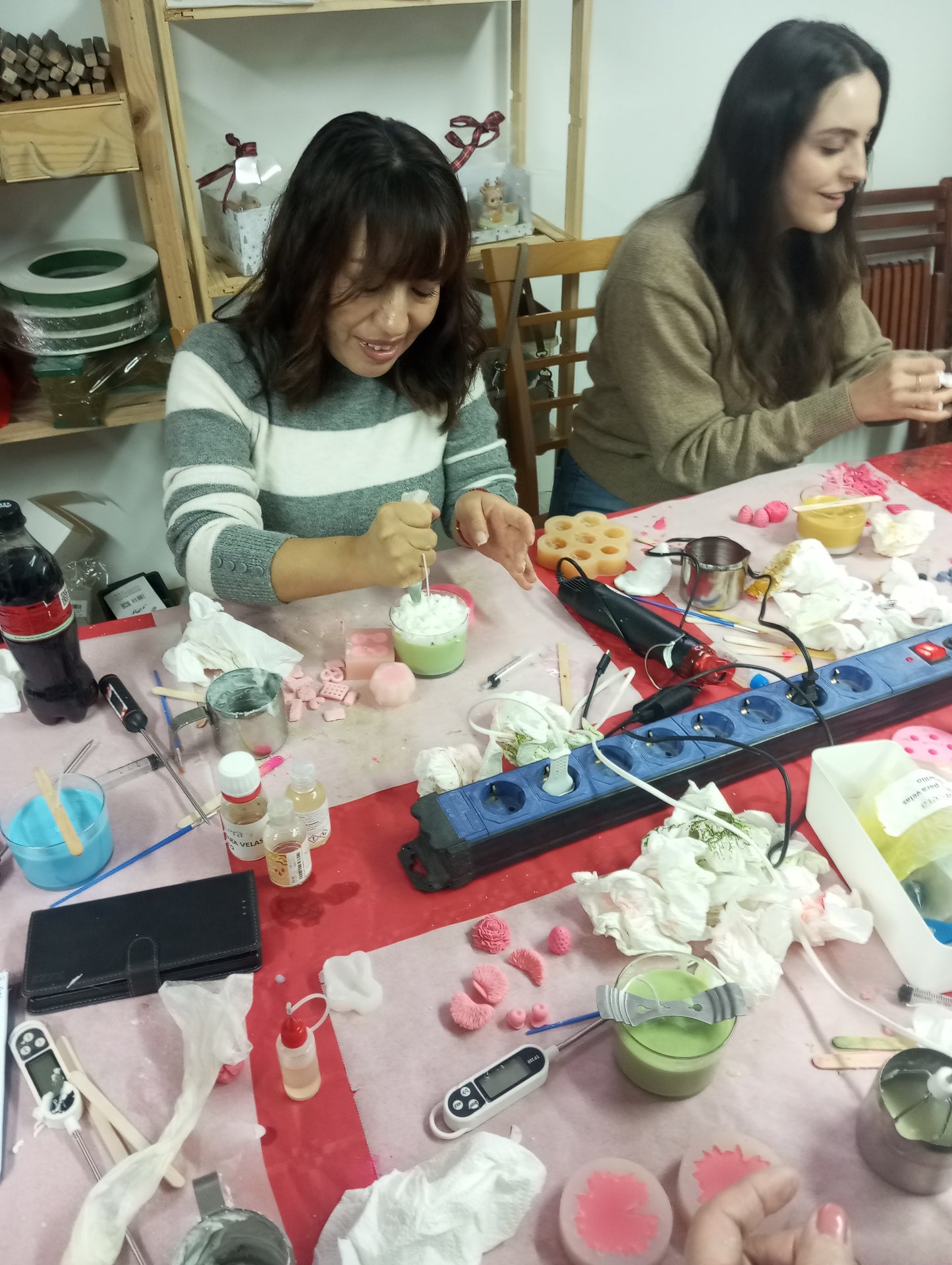 TALLER VELAS SOJA